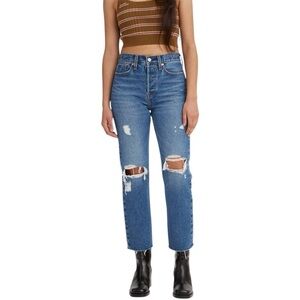 Levi’s Wedgie Straight Fit Medium Wash Jeans Womens Size 28